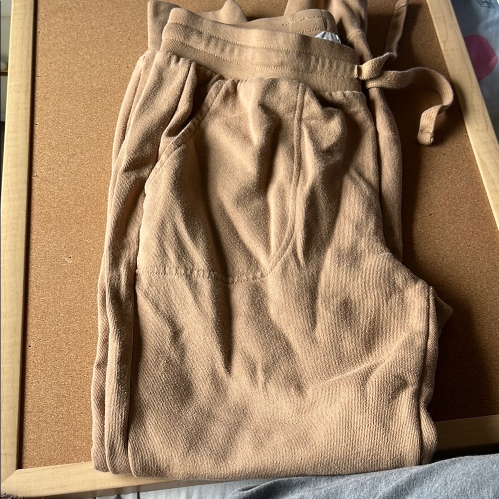 Tan Jogger Pants